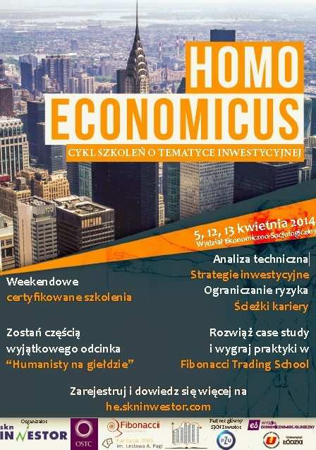 Homo Economicus już w sobotę w Łodzi